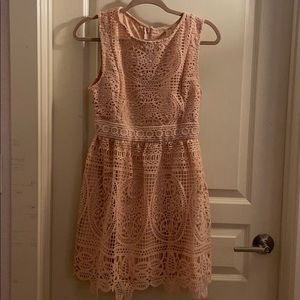 Beautiful pattern lace dress